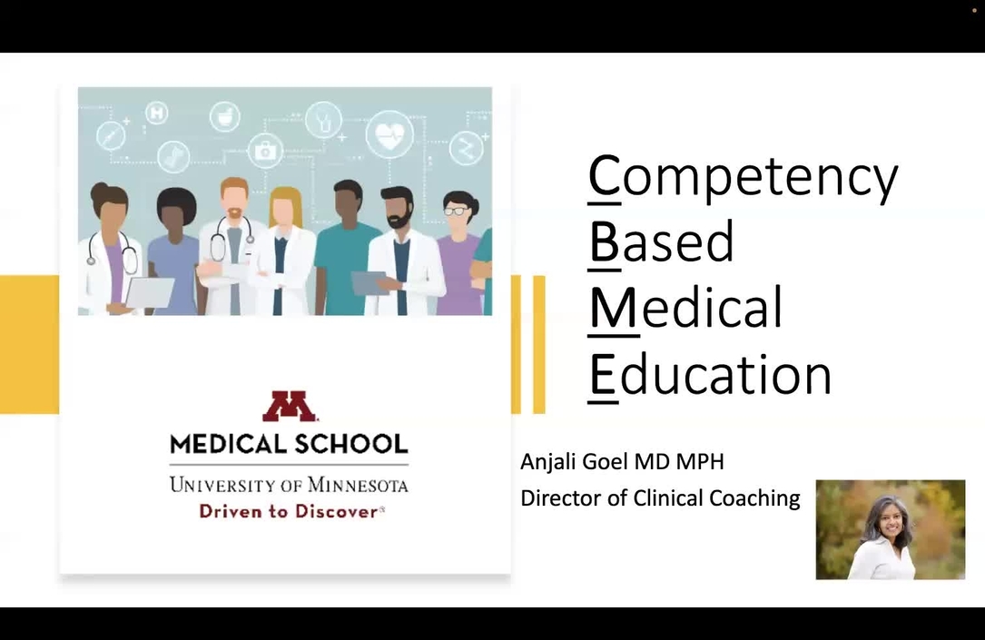 Competency Based Medical Education image